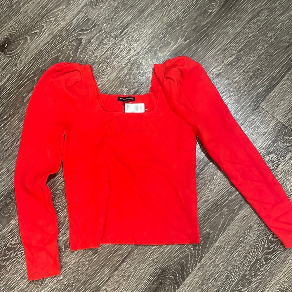 NWT banana republic red sweater